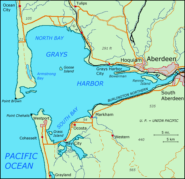 Grays Harbor Map